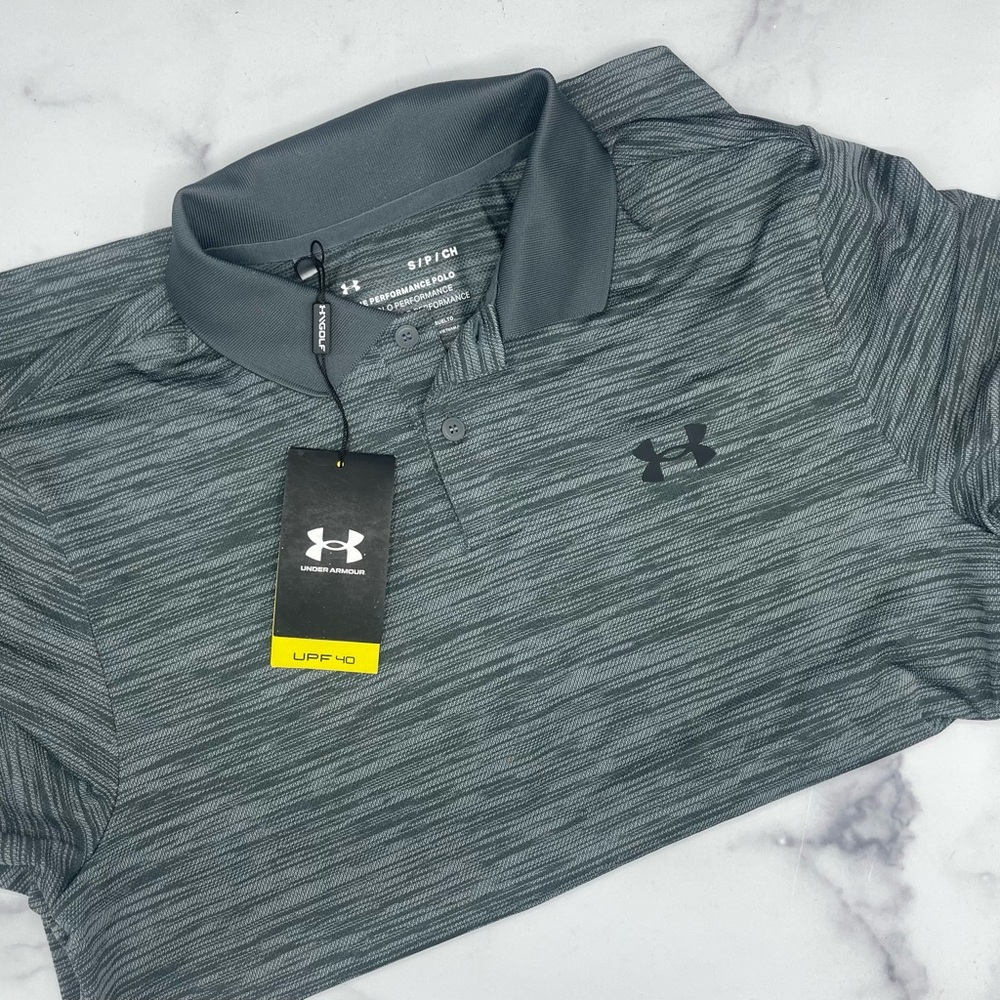 Under Armour Men's Charcoal Polo Shirt
